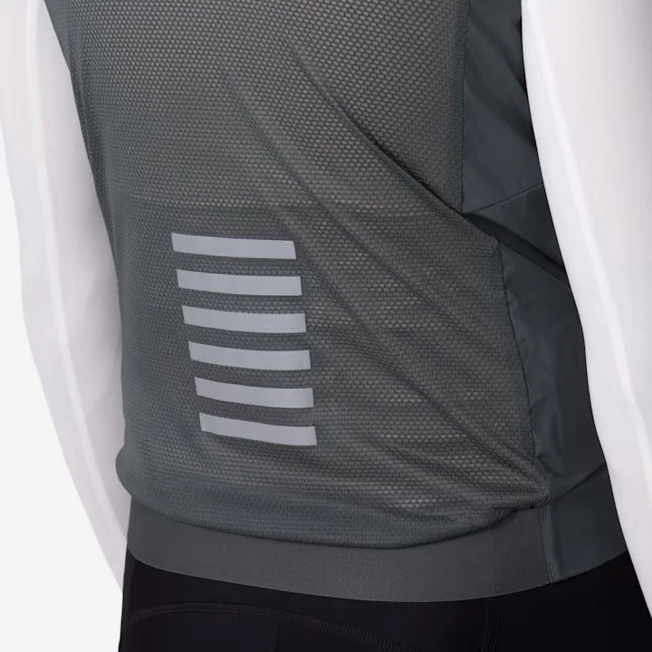 RAPHA Pro Team Lightweight Gilet II Onyx / Silver Reflective Men